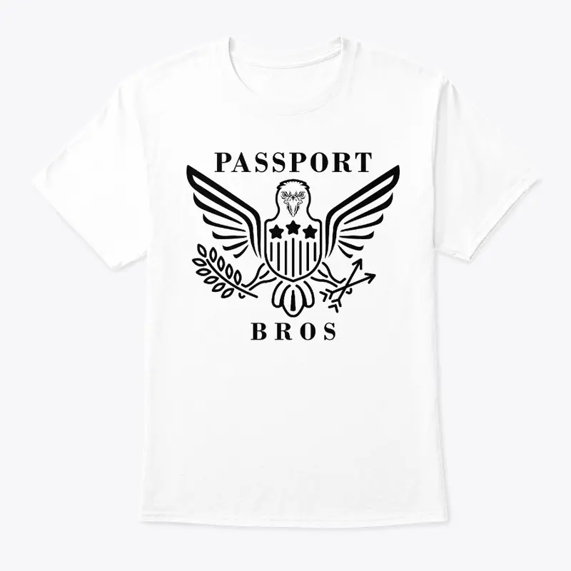 Passport Bros Eagle Tee (white)