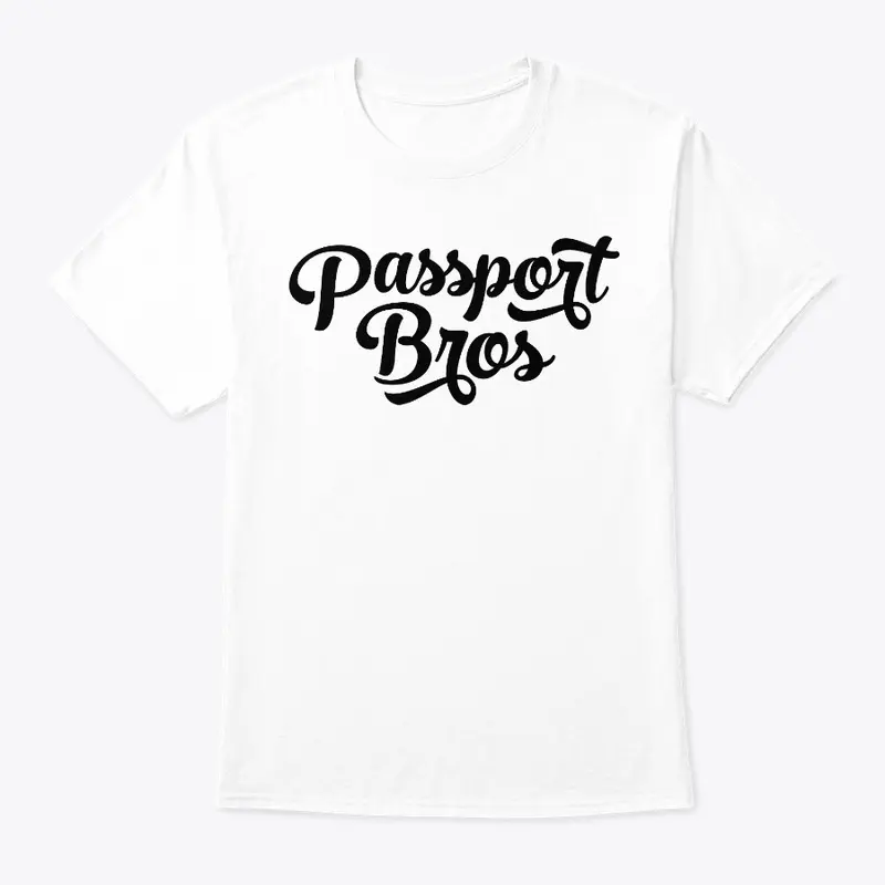 Passport Bros basic tee (white)