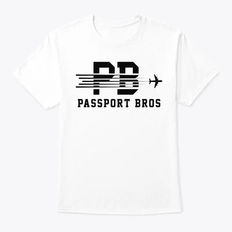 Passportbros Plane Lines Tee